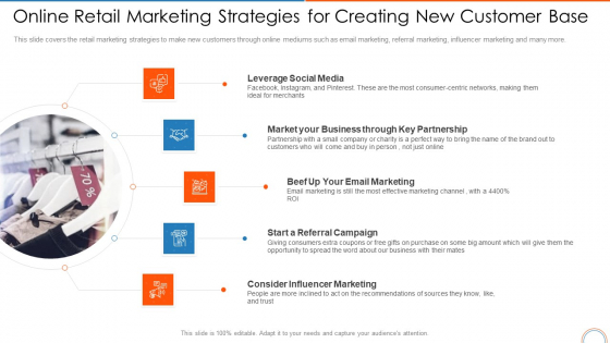 Online Retail Marketing Strategies For Creating New Customer Base Retail Store Positioning Ppt Gallery Infographics PDF Online Retail Marketing Strategies For Creating New Customer Base Retail Store Positioning Ppt Gallery Infographics PDF