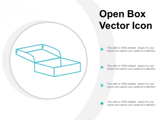 Open Box Vector Icon Ppt PowerPoint Presentation Diagrams