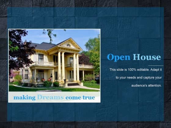 open house powerpoint presentation