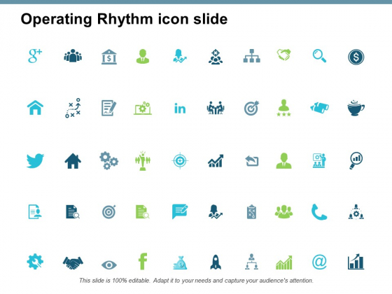 Operating Rhythm Icon Slide Ppt PowerPoint Presentation Pictures Designs Download
