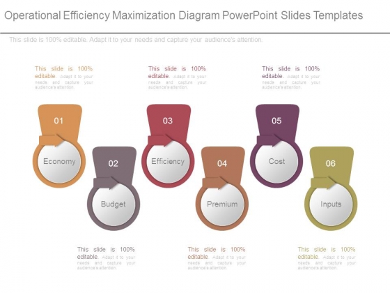 Operational Efficiency Maximization Diagram Powerpoint Slides Templates Operational Efficiency Maximization Diagram Powerpoint Slides Templates