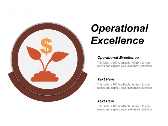 Operational Excellence Ppt Powerpoint Presentation Inspiration Deck Cpb