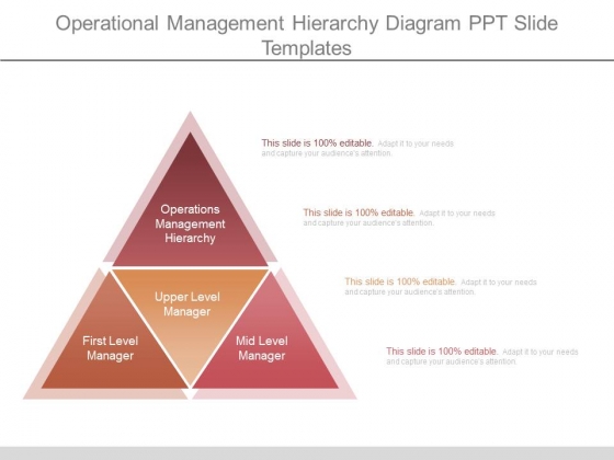 Operational Management Hierarchy Diagram Ppt Slide Templates Operational Management Hierarchy Diagram Ppt Slide Templates