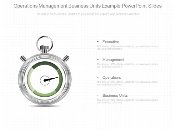 Operations Management Business Units Example Powerpoint Slides Operations Management Business Units Example Powerpoint Slides