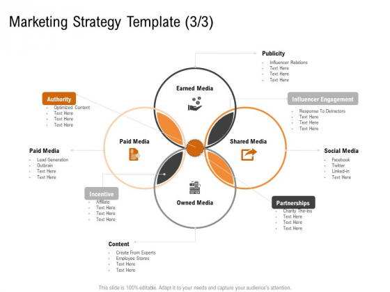 Opportunities And Threats For Penetrating In New Market Segments Marketing Strategy Template Media Introduction PDF