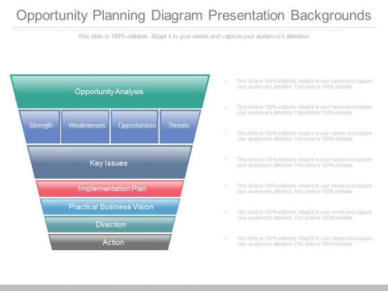 Opportunity Planning Diagram Presentation Backgrounds Opportunity Planning Diagram Presentation Backgrounds