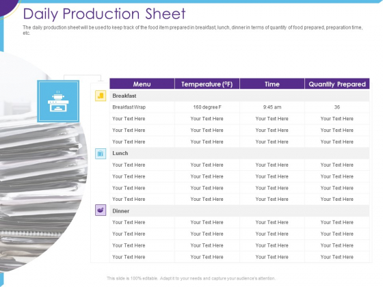 Optimization Restaurant Operations Daily Production Sheet Ppt Ideas PDF Optimization Restaurant Operations Daily Production Sheet Ppt Ideas PDF