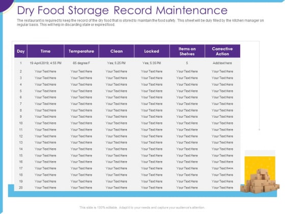 Optimization Restaurant Operations Dry Food Storage Record Maintenance Ppt Show Diagrams PDF Optimization Restaurant Operations Dry Food Storage Record Maintenance Ppt Show Diagrams PDF