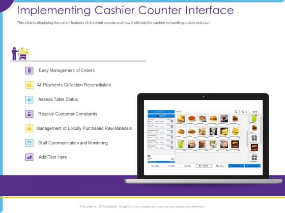 Optimization Restaurant Operations Implementing Cashier Counter Interface Ideas PDF Optimization Restaurant Operations Implementing Cashier Counter Interface Ideas PDF