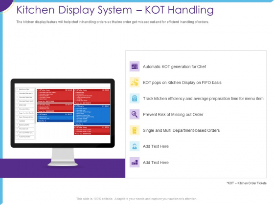 Optimization Restaurant Operations Kitchen Display System Kot Handling Diagrams PDF Optimization Restaurant Operations Kitchen Display System Kot Handling Diagrams PDF
