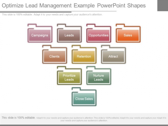 Optimize Lead Management Example Powerpoint Shapes Optimize Lead Management Example Powerpoint Shapes
