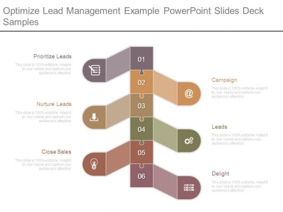 Optimize Lead Management Example Powerpoint Slides Deck Samples Optimize Lead Management Example Powerpoint Slides Deck Samples