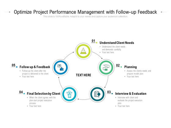 Optimize Project Performance Management With Follow Up Feedback Ppt PowerPoint Presentation Pictures Clipart Images
