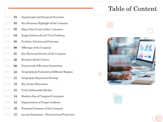 Option Pool Funding Pitch Deck Table Of Content Diagrams PDF Option Pool Funding Pitch Deck Table Of Content Diagrams PDF