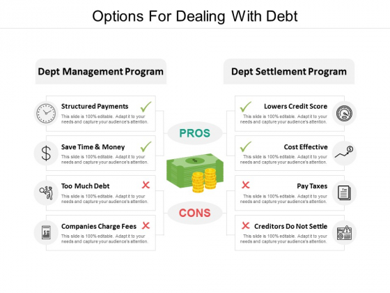 Options For Dealing With Debt Ppt PowerPoint Presentation Inspiration Example Options For Dealing With Debt Ppt PowerPoint Presentation Inspiration Example