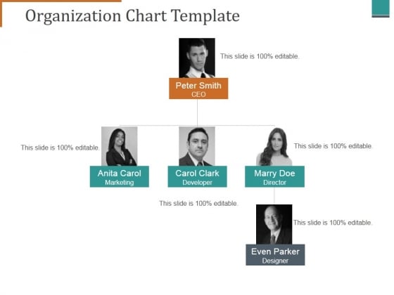 organizational chart template powerpoint free download