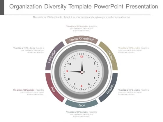 Organization Diversity Template Powerpoint Presentation