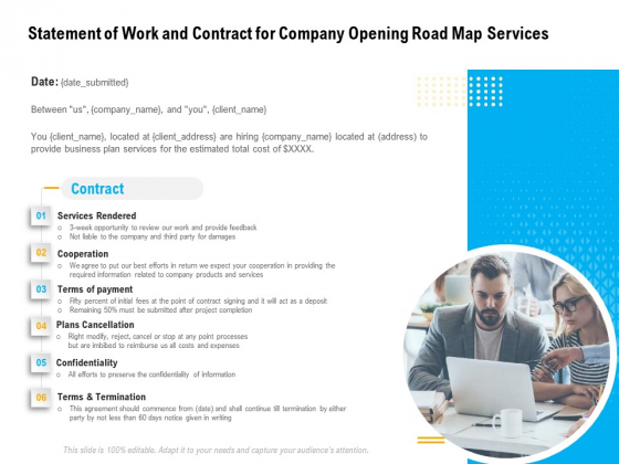 Organization Inception Timeline Proposal Statement Of Work And Contract For Company Opening Road Map Services Pictures PDF Organization Inception Timeline Proposal Statement Of Work And Contract For Company Opening Road Map Services Pictures PDF