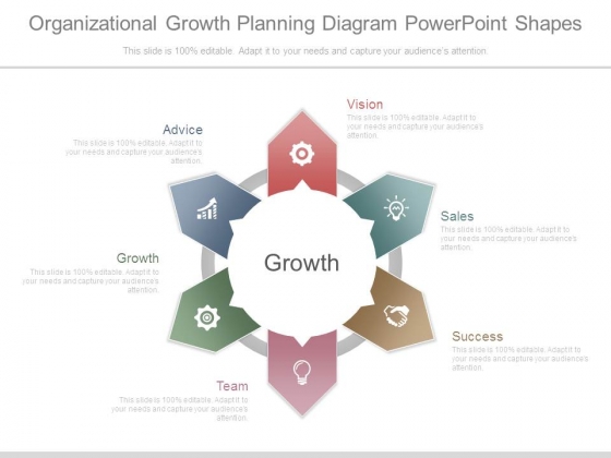 Organizational Growth Planning Diagram Powerpoint Shapes