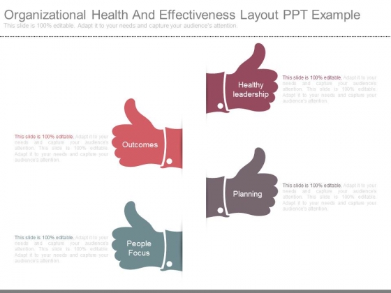 Organizational Health And Effectiveness Layout Ppt Example