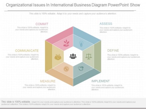 organizational issues in international business diagram powerpoint