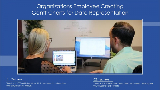 Organizations Employee Creating Gantt Charts For Data Representation Download PDF