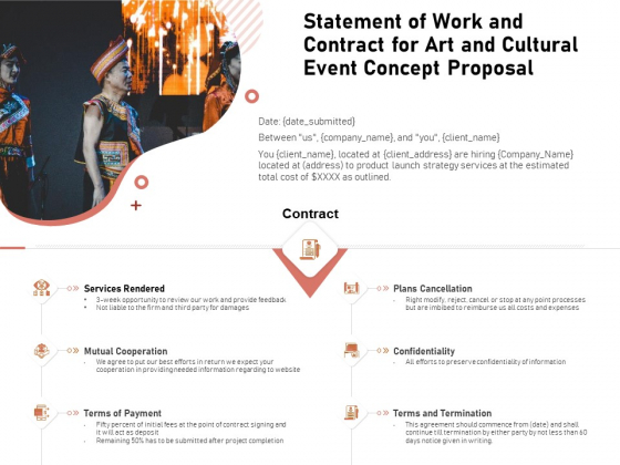 Organizing Perfect Arts Culture Festival Statement Of Work And Contract For Art And Event Concept Rules PDF Organizing Perfect Arts Culture Festival Statement Of Work And Contract For Art And Event Concept Rules PDF
