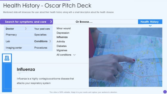 Oscar Healthcare Health History Oscar Pitch Deck Ppt Deck PDF