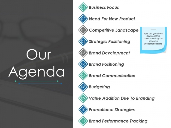Our Agenda Ppt PowerPoint Presentation Show Slide Download