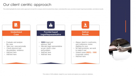 Our Client Centric Approach Multinational Legal Firm Company Profile Topics PDF Our Client Centric Approach Multinational Legal Firm Company Profile Topics PDF
