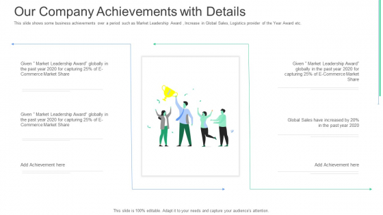 Our Company Achievements With Details Ppt Layouts Slideshow PDF Our Company Achievements With Details Ppt Layouts Slideshow PDF