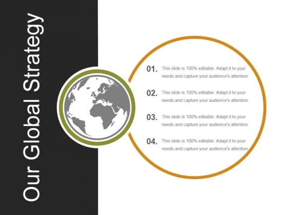 Our Global Strategy Ppt PowerPoint Presentation Slides Example Our Global Strategy Ppt PowerPoint Presentation Slides Example