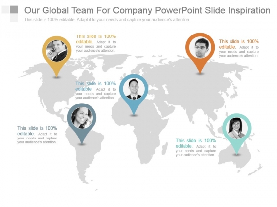 Our Global Team For Company Powerpoint Slide Inspiration Our Global Team For Company Powerpoint Slide Inspiration