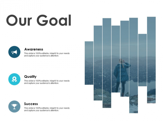 Our Goal Awareness Quality Ppt PowerPoint Presentation Model Inspiration Our Goal Awareness Quality Ppt PowerPoint Presentation Model Inspiration