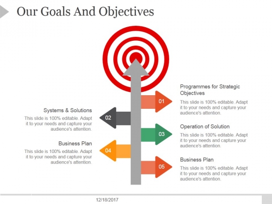 Our Goals And Objectives Ppt Powerpoint Presentation Example File