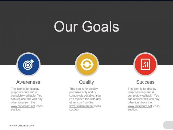 Our Goals Ppt PowerPoint Presentation Outline Tips Our Goals Ppt PowerPoint Presentation Outline Tips