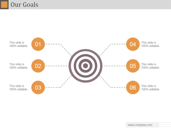 Our Goals Ppt PowerPoint Presentation Visual Aids