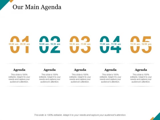 Our Main Agenda Ppt PowerPoint Presentation Outline Display Our Main Agenda Ppt PowerPoint Presentation Outline Display