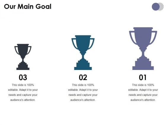 Our Main Goal Ppt PowerPoint Presentation Infographics Guidelines Our Main Goal Ppt PowerPoint Presentation Infographics Guidelines