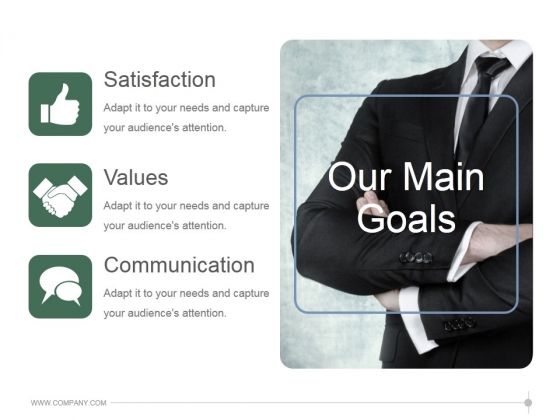 Our Main Goals Ppt PowerPoint Presentation Guide Our Main Goals Ppt PowerPoint Presentation Guide