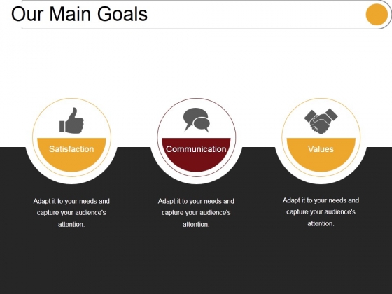Our Main Goals Ppt PowerPoint Presentation Professional Our Main Goals Ppt PowerPoint Presentation Professional