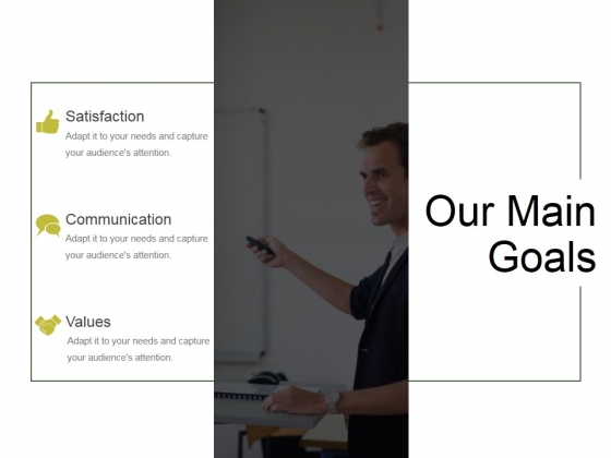 Our Main Goals Ppt PowerPoint Presentation Slides Our Main Goals Ppt PowerPoint Presentation Slides
