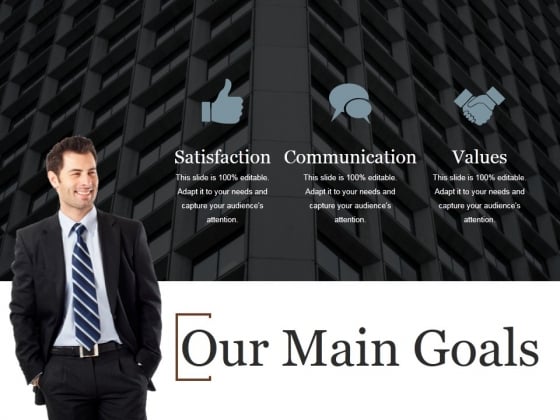 Our Main Goals Ppt PowerPoint Presentation Summary Display Our Main Goals Ppt PowerPoint Presentation Summary Display