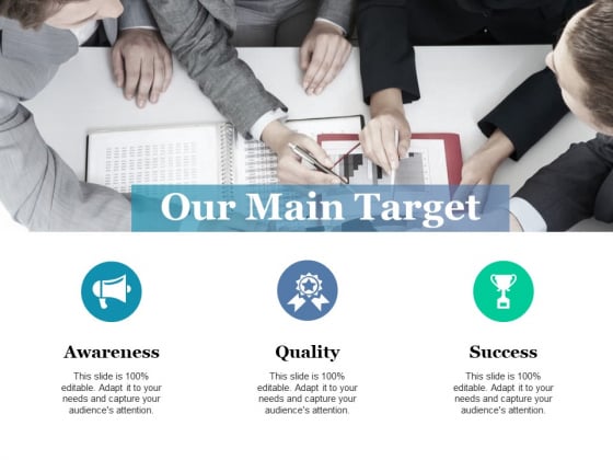 Our Main Target Ppt PowerPoint Presentation Portfolio Information Our Main Target Ppt PowerPoint Presentation Portfolio Information
