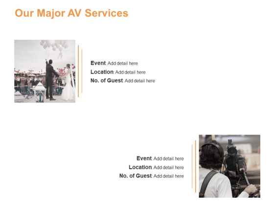 Our Major AV Services Ppt PowerPoint Presentation Inspiration Graphics Download Our Major AV Services Ppt PowerPoint Presentation Inspiration Graphics Download