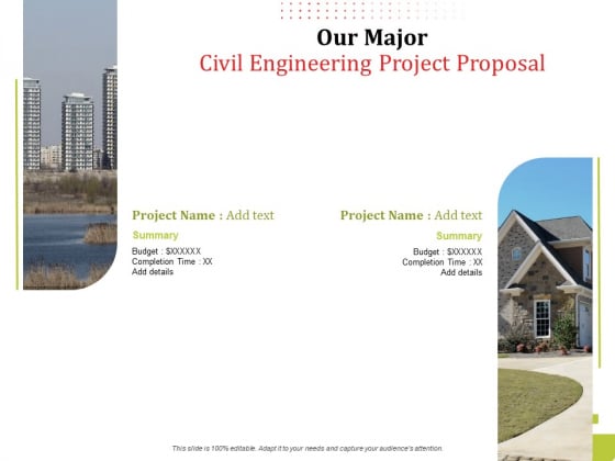 Our Major Civil Engineering Project Proposal Ppt Professional Template PDF Our Major Civil Engineering Project Proposal Ppt Professional Template PDF
