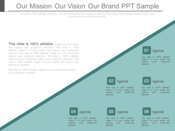 Our Mission Our Vision Our Brand Ppt Sample Our Mission Our Vision Our Brand Ppt Sample