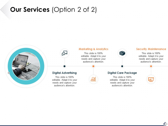 Our Services Option 2 Of 2 Ppt PowerPoint Presentation Ideas Objects Our Services Option 2 Of 2 Ppt PowerPoint Presentation Ideas Objects