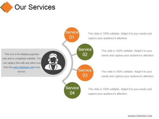Our Services Template 2 Ppt Point Presentation Summary Display Our Services Template 2 Ppt Point Presentation Summary Display Slide 1