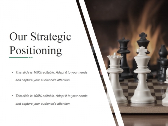 Our Strategic Positioning Template Ppt PowerPoint Presentation Model Examples
